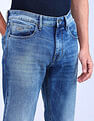 Flying Machine Slash Slim Tapered Stone Wash Jeans