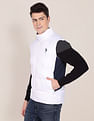 U.S. Polo Assn. Sleeveless Colour Block Jacket