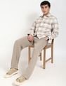 Calvin Klein Jeans Checks Boxy-Fit Twill Woven Shirt