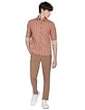 Flying Machine Vertical Stripe Cotton Shirt