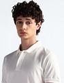 Flying Machine Pique Solid Polo Shirt