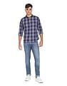 Flying Machine Plaid Check Pure Cotton Shirt
