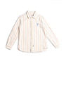U.S. Polo Assn. Kids Boys Vertical Striped Regular Fit Shirt