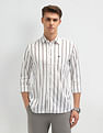 Arrow Sport Vertical Striped Cotton Shirt
