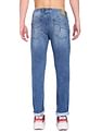 Flying Machine Mid Rise Lightly Distressed Stone Wash Jeans