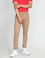 Flying Machine Twill Solid Trousers