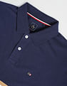Arrow Sports Horizontal Stripe Cotton Polo Shirt