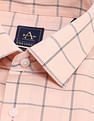Arrow Slim Fit Windowpane Checked Shirt