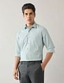 Arrow Pure Cotton Micro Checked Shirt