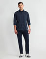 Arrow Sport Horizontal Striped Twill Shirt