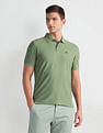 Arrow Sports Textured Logo Polo Shirt