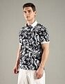 Tommy Hilfiger Printed Regular Fit Cotton Polo T-Shirt