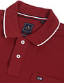 Arrow Sports Patch Pocket Solid Cotton Polo Shirt