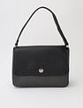 Tommy Hilfiger Logo Black Pvc Hand Bag