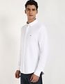 Tommy Hilfiger Solid Slim-Fit Cotton Shirt