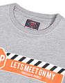 Flying Machine Heathered Graphic Print Sweatshirt