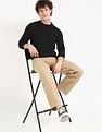 Tommy Hilfiger Solid Regular-Fit Cotton Sweater