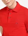 Tommy Hilfiger Solid Slim-Fit Cotton Polo Shirt