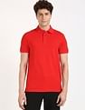 Tommy Hilfiger Solid Slim-Fit Cotton Polo Shirt