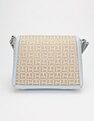 Tommy Hilfiger Logo Beige Polyester Sling Bag