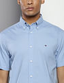 Tommy Hilfiger Short Sleeve Solid Casual Shirt
