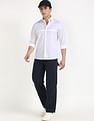 Calvin Klein Jeans Solid Regular-Fit Oxford Woven Shirt