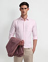 Arrow Manhattan Slim Fit Vertical Striped Shirt