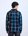 Flying Machine Grid Tattersall Checked Twill Shirt