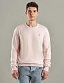 Tommy Hilfiger Solid Regular-Fit Cotton Sweater