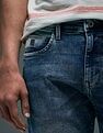 Flying Machine Slash Slim Tapered Fit Washed Jeans