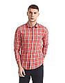 U.S. Polo Assn. Denim Co. Button Down Collar Plaid Check Shirt