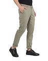 AD by Arvind Modern Slim Fit Solid Chinos