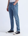 Flying Machine Slash Slim Tapered Fit Jeans
