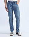 Flying Machine Slash Slim Tapered Fit Jeans