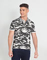 U.S. Polo Assn. Denim Co. Camouflage Print Cotton Polo Shirt