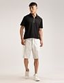 Calvin Klein Jeans Solid Regular-Fit Cotton Polo T-Shirt