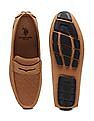 U.S. Polo Assn. Men Penny Strap Debossed Logo Asvalt Loafers