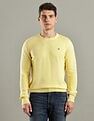Tommy Hilfiger Solid Regular-Fit Cotton Sweater