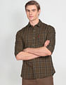 U.S. Polo Assn. Denim Co. Tartan Check Twill Slim Shirt