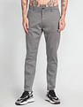 Flying Machine Mid Rise Slim Tapered Trousers
