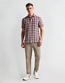 Arrow Sports Short Sleeve Tartan Check Shirt