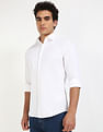 Calvin Klein Tonal Stretch Slim Fit Dobby Shirt