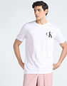 Calvin Klein Transitional Cotton Solid Monogram T-Shirt