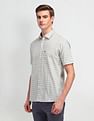 Arrow Sport Micro Checked Cotton Shirt