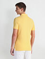 Arrow Sports Patterned Collar Pocket Polo Shirt