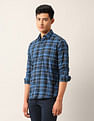 Arrow Sport Plaid Checked Pure Cotton Shirt
