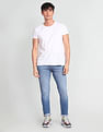 Flying Machine Slash Slim Tapered Fit Stone Wash Jeans
