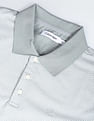 Calvin Klein Smooth Cotton Geometric Print Polo Shirt