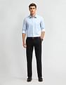 Arrow Slim Fit Mid Rise Trousers