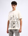 Flying Machine Graphic Print Cotton T-Shirt